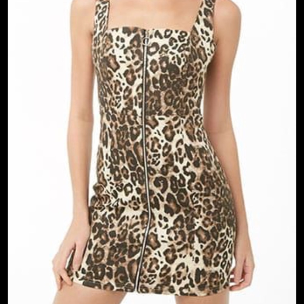 Zip front dress